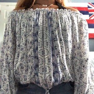 Hollister off the shoulder long sleeve